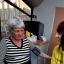 HEALTH CHECK: NHS staff offering health checks on board the bus